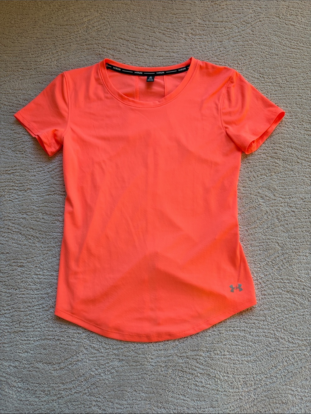 Under Armour Women's Neon Coral Short Sleeve Tech Tee